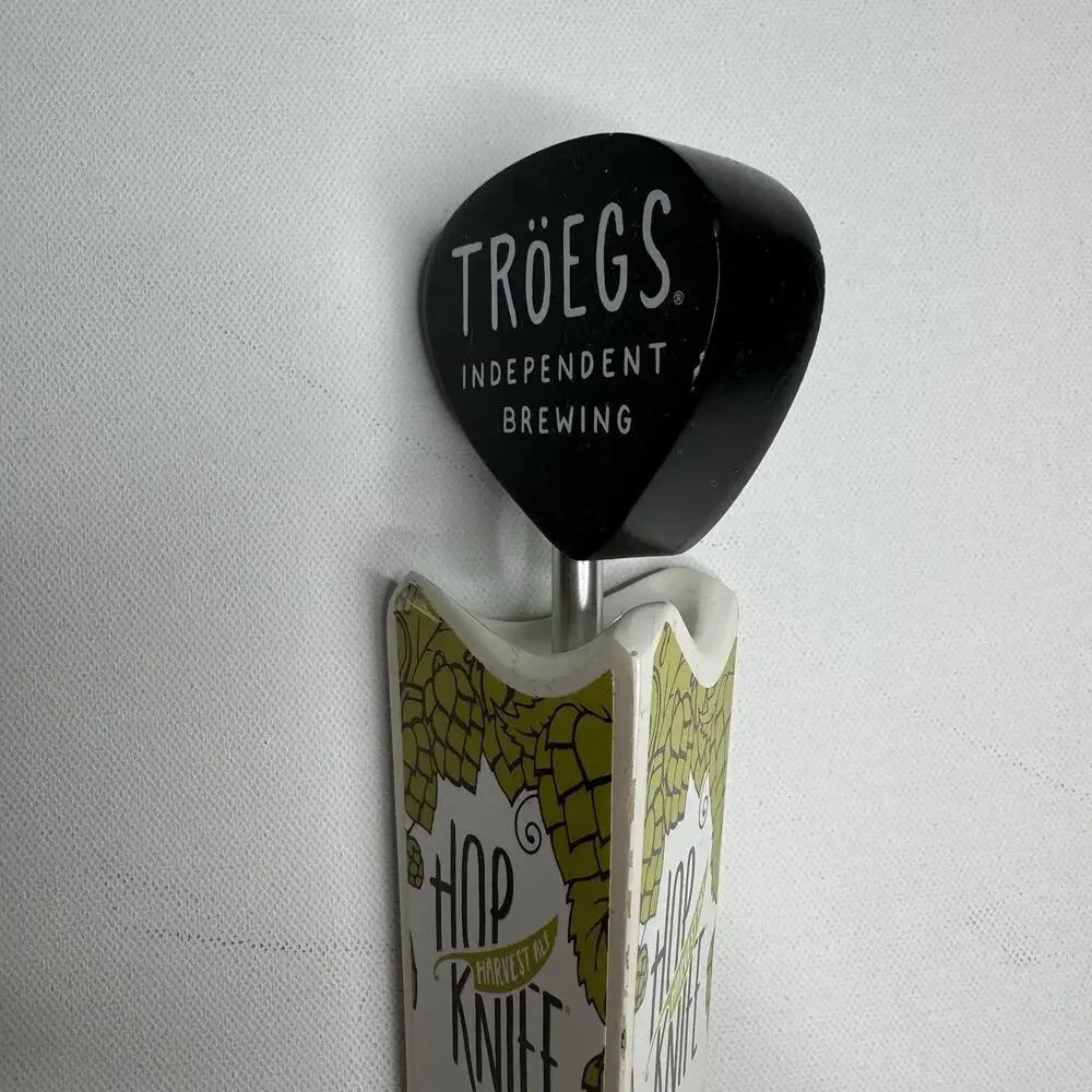 Troegs Hop Knife Harvest Ale Beer Tap Handle Independent Brewing Brewery
